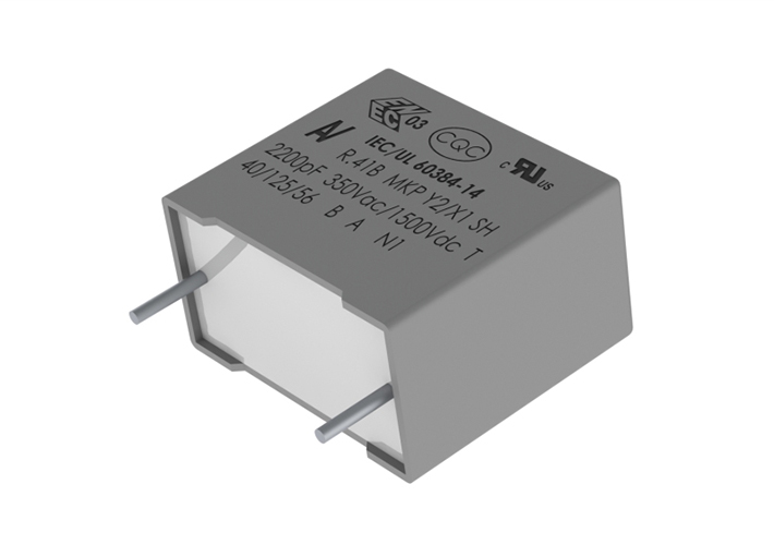 foto Condensadores para supresión de EMI con un rendimiento constante y elevados requerimientos: la serie R41B de KEMET ya en Rutronik.